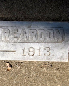 Headstone of Eugene Reardon