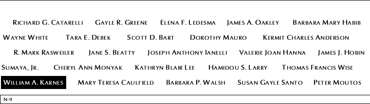 Panel N-9, North Pool, National September 11 Memorial
