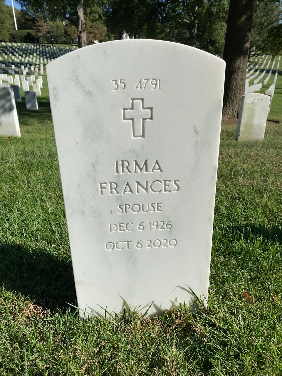 Headstone shared by 2 interments, including William A Slaughter