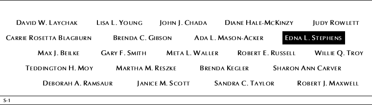 Panel S-1, South Pool, National September 11 Memorial