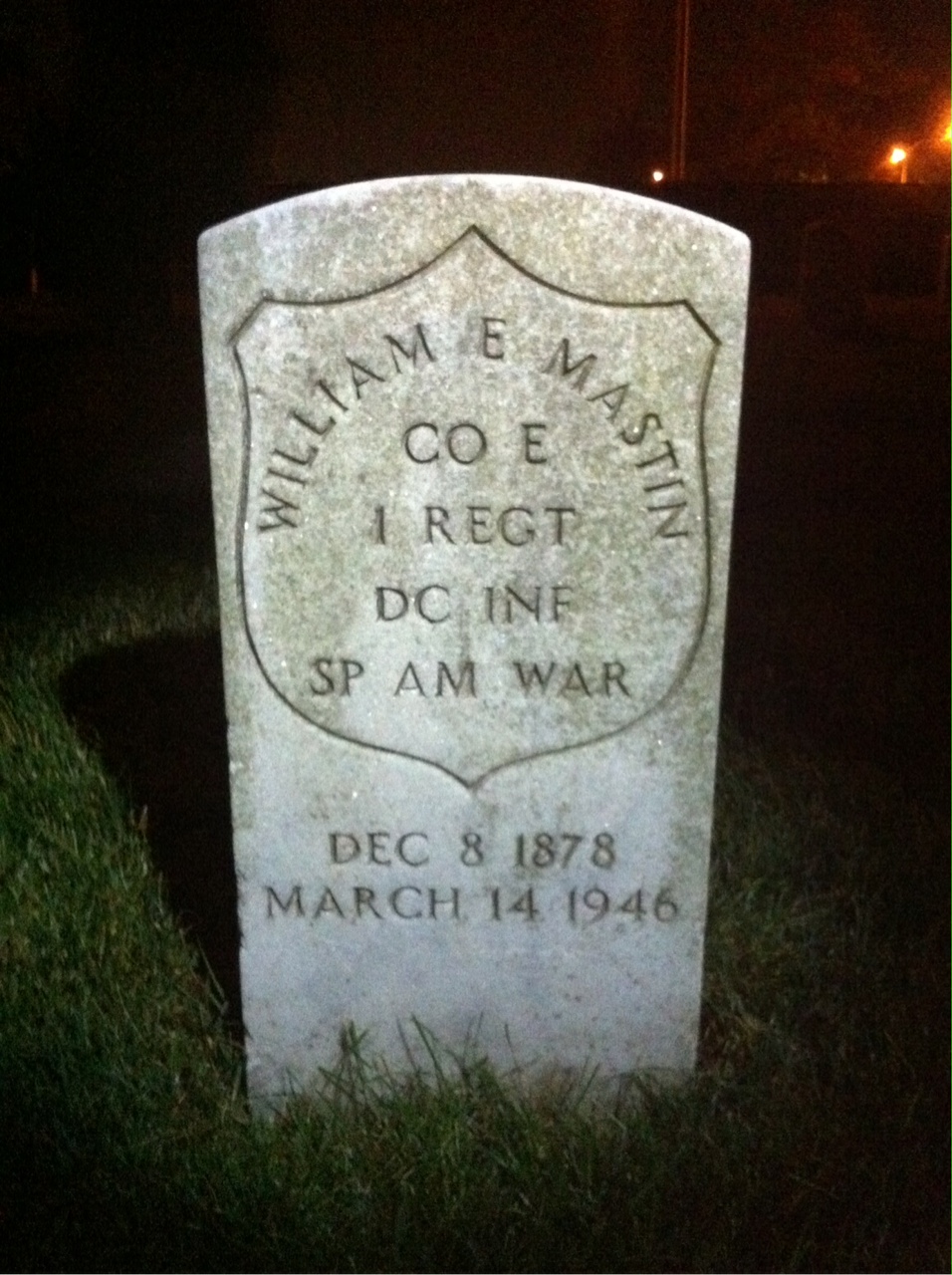 Headstone of Lulu A Mastin