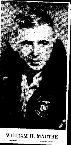 Headstone of William Hayes Mauthe