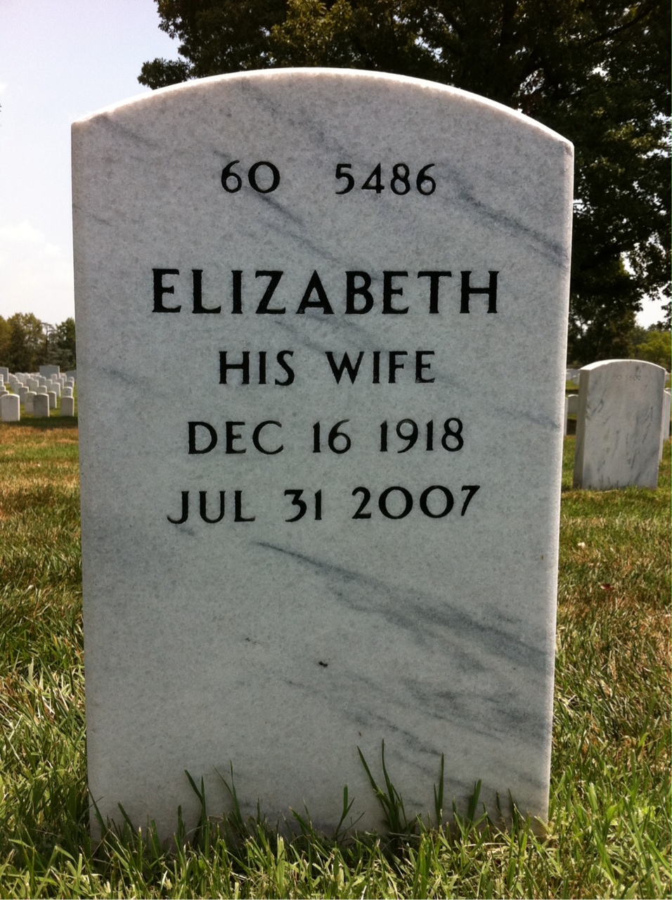 Headstone shared by 2 interments, including William Cassius Bailey