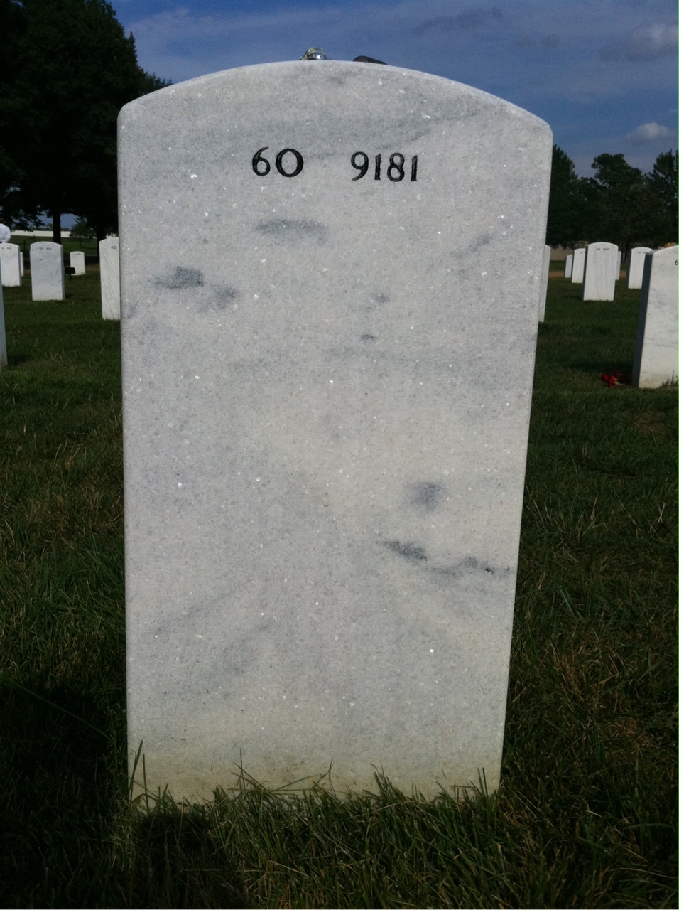 Headstone of Robert F Baldwin