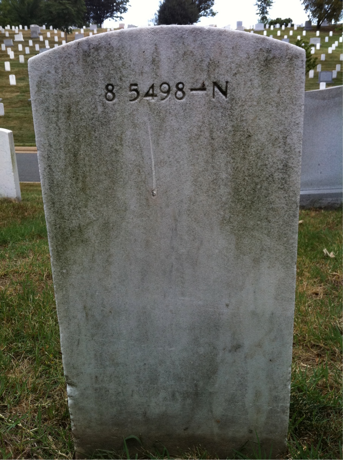 Headstone of Edwin Arthur Ackerman Jr.