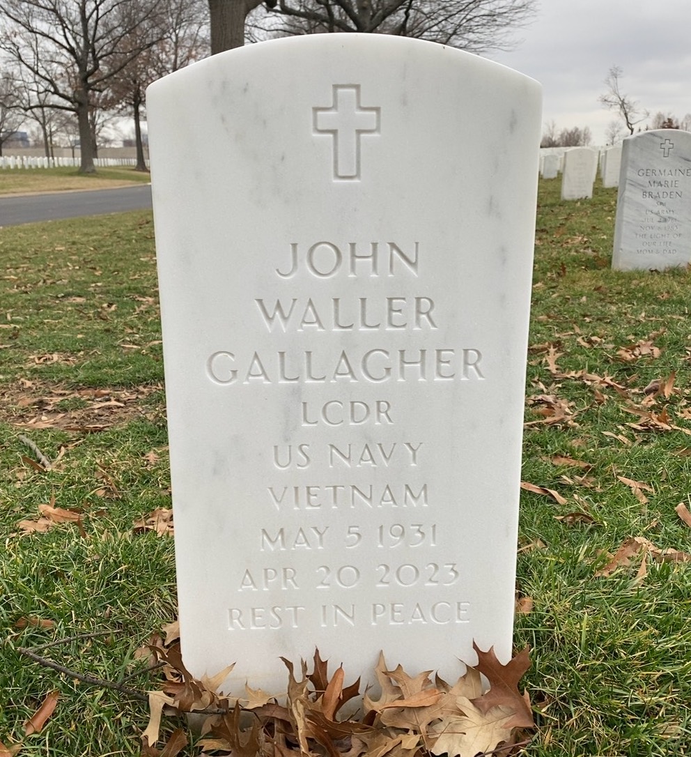 Headstone of John Waller Gallagher