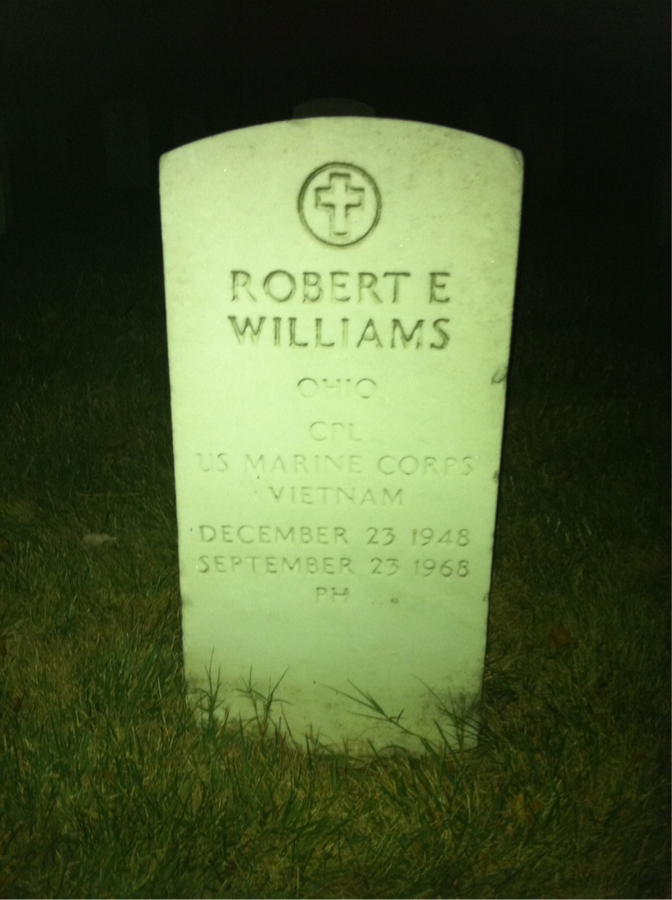 Headstone of Robert Enoch Williams