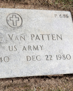 Headstone of Denis Lee Van Patten