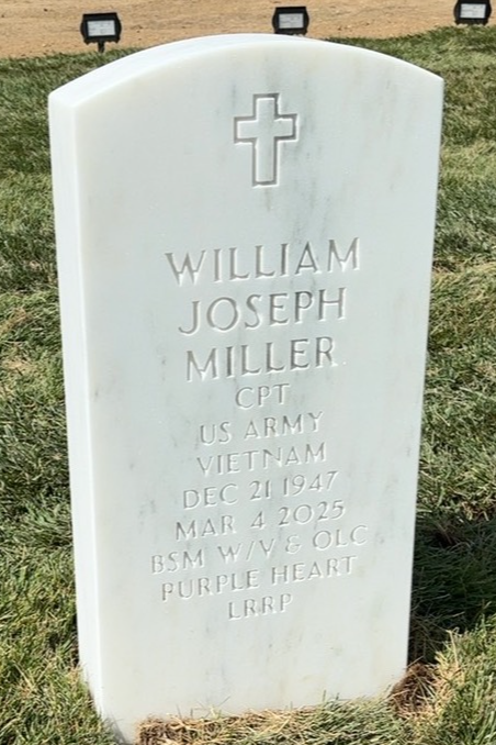 Headstone of William Julius Miller