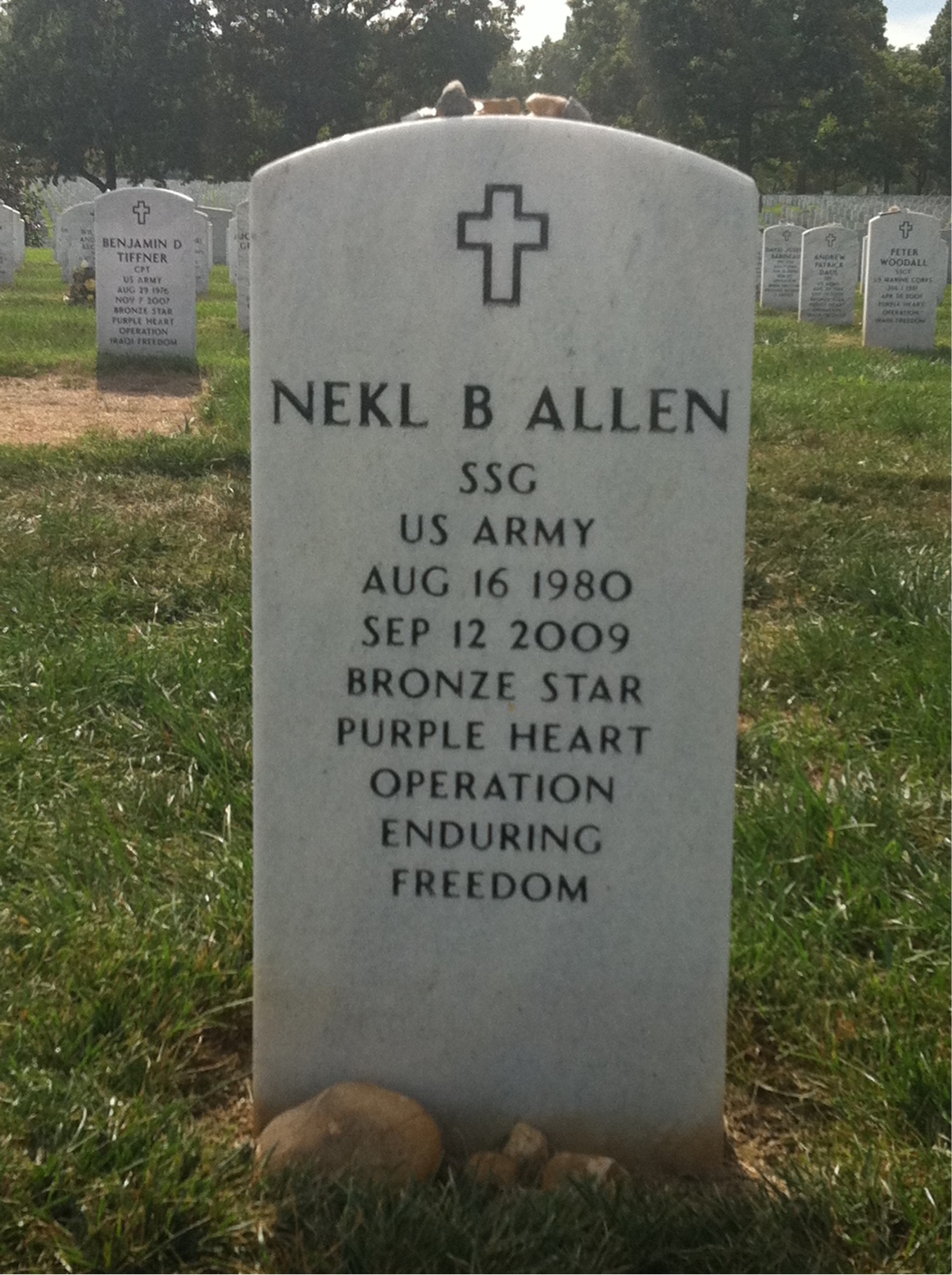 Headstone of Nekl Bruce Allen