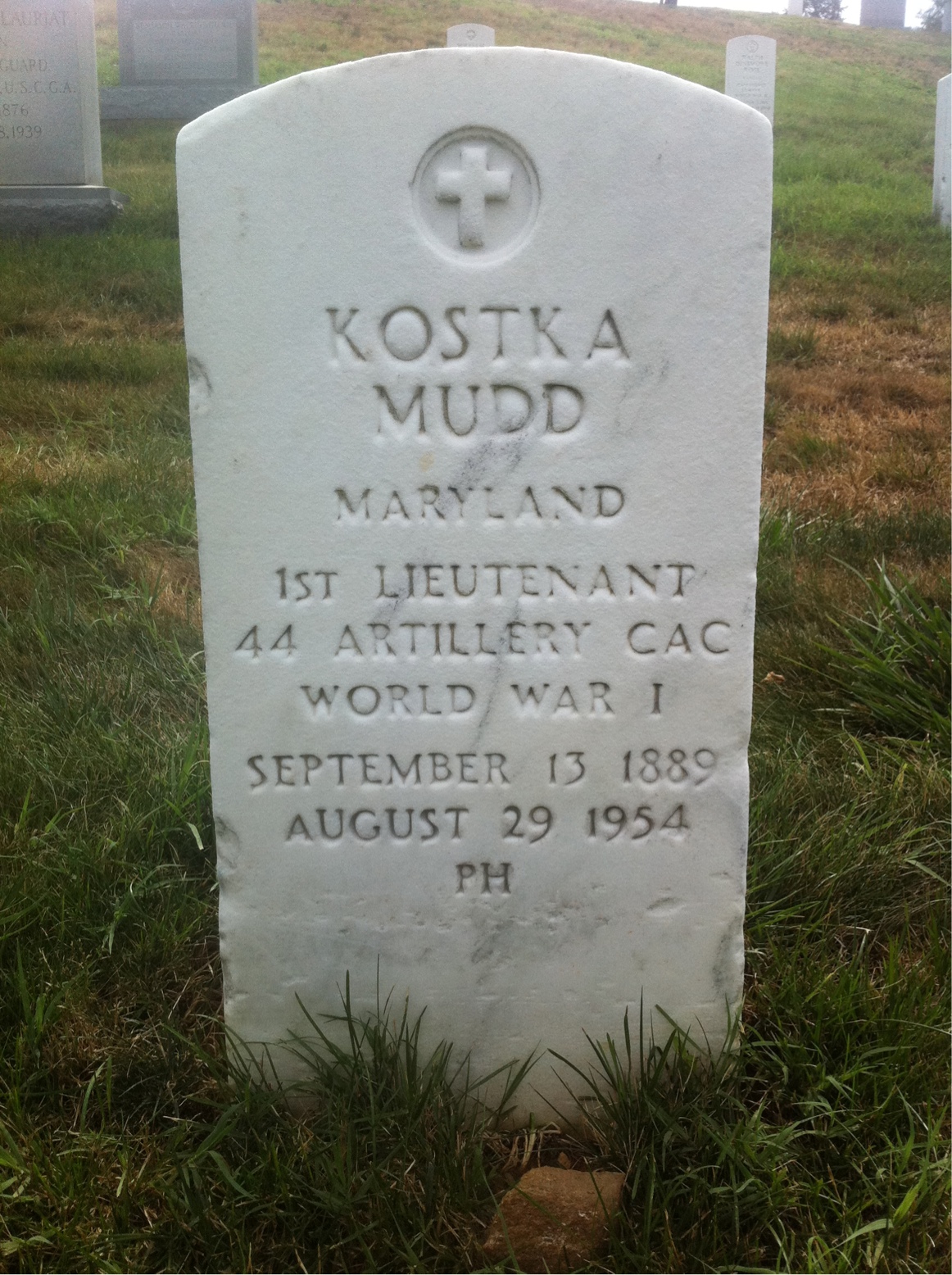 Headstone of Kostka Mudd