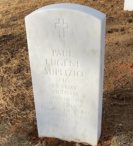 Headstone of Paul Eugene Suplizio