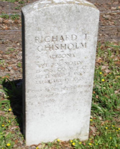 Headstone of Richard Truman Chisholm