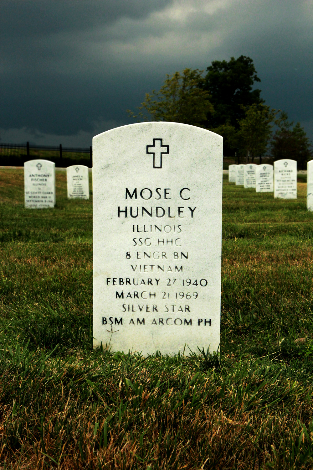 Headstone of Mose Childs Hundley