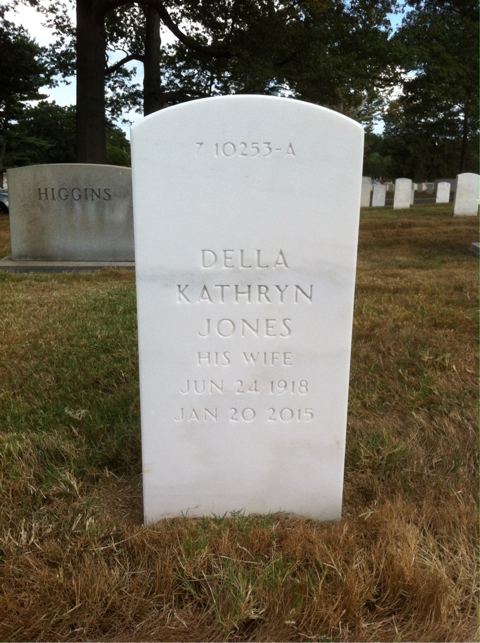Headstone shared by 2 interments, including Robert Drake Stevens