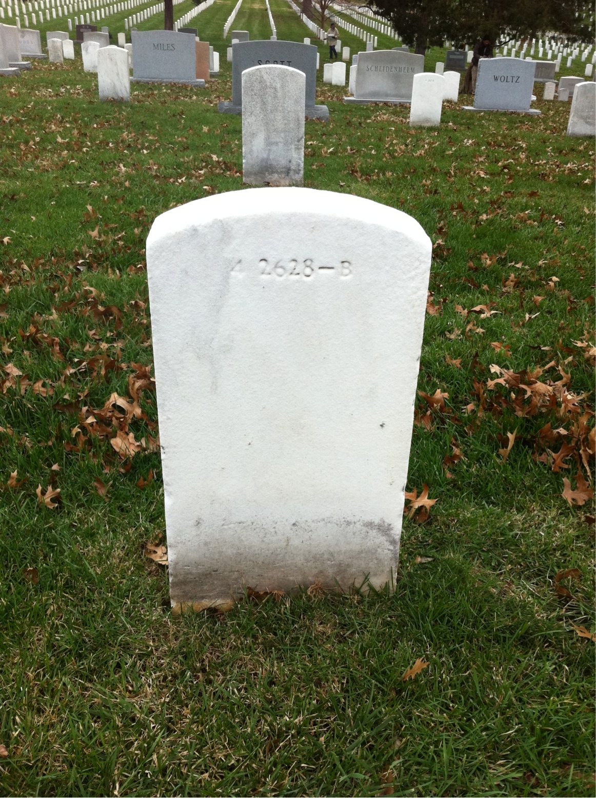 Headstone of Thomas E Glass