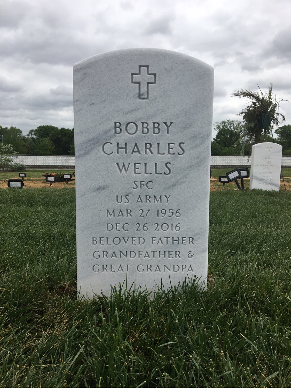 Headstone of Bobby Charles Wells