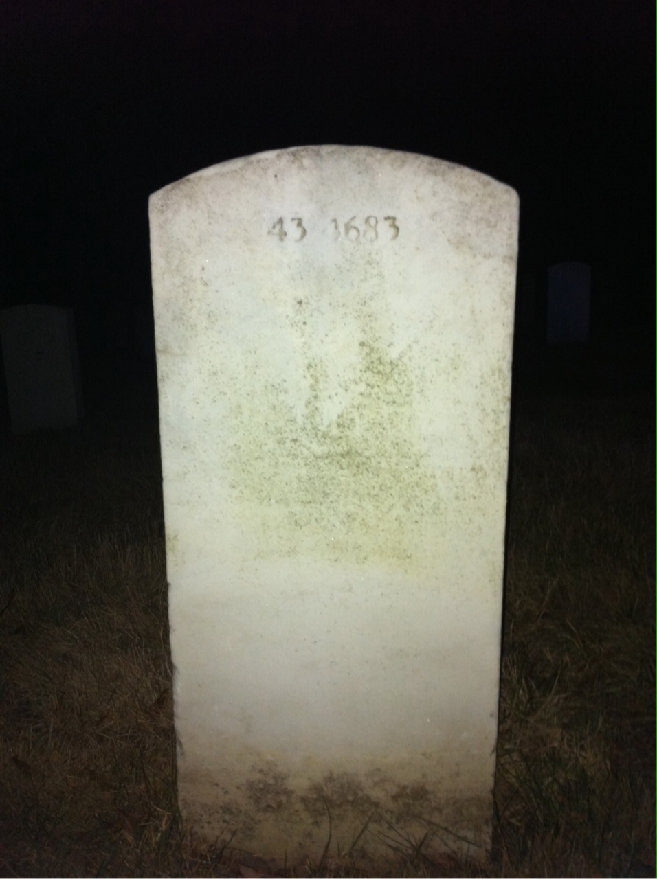 Headstone of John W Spencer