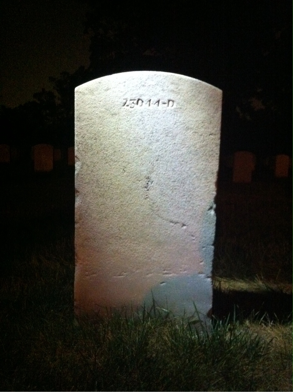 Headstone of William J Barrett