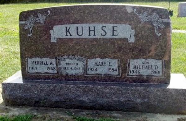 Headstone of Michael Darrell Kuhse