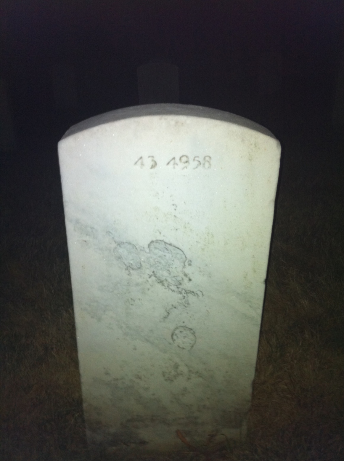 Headstone of Walter C Gilbertson