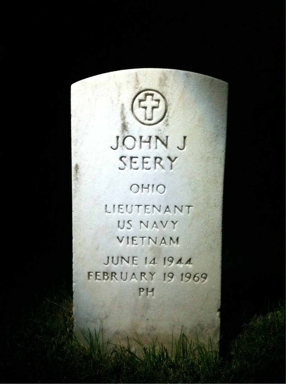 Headstone of John Joseph Seery