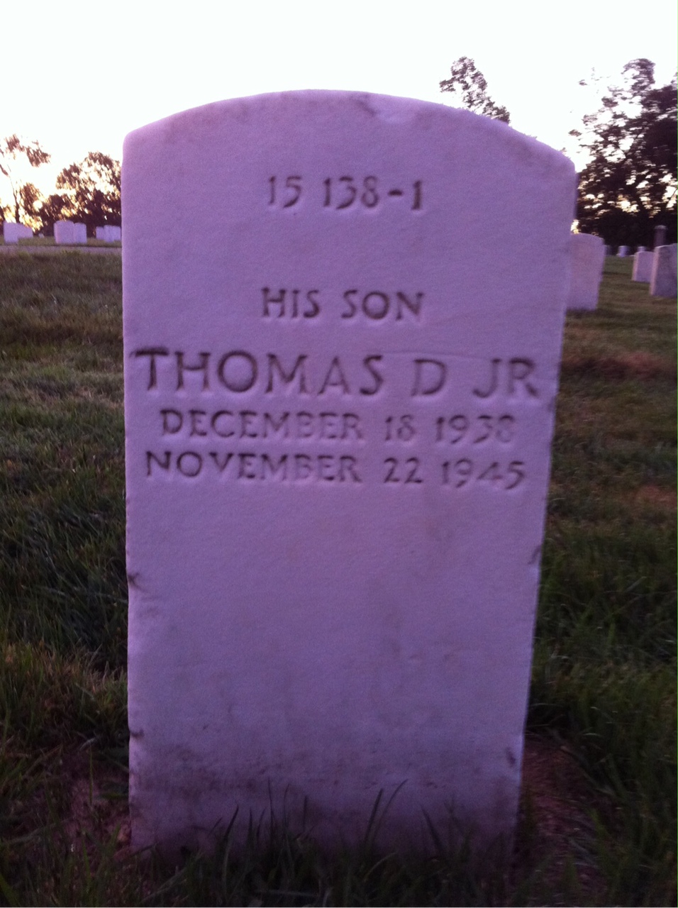 Headstone of Thomas Dutton Howard