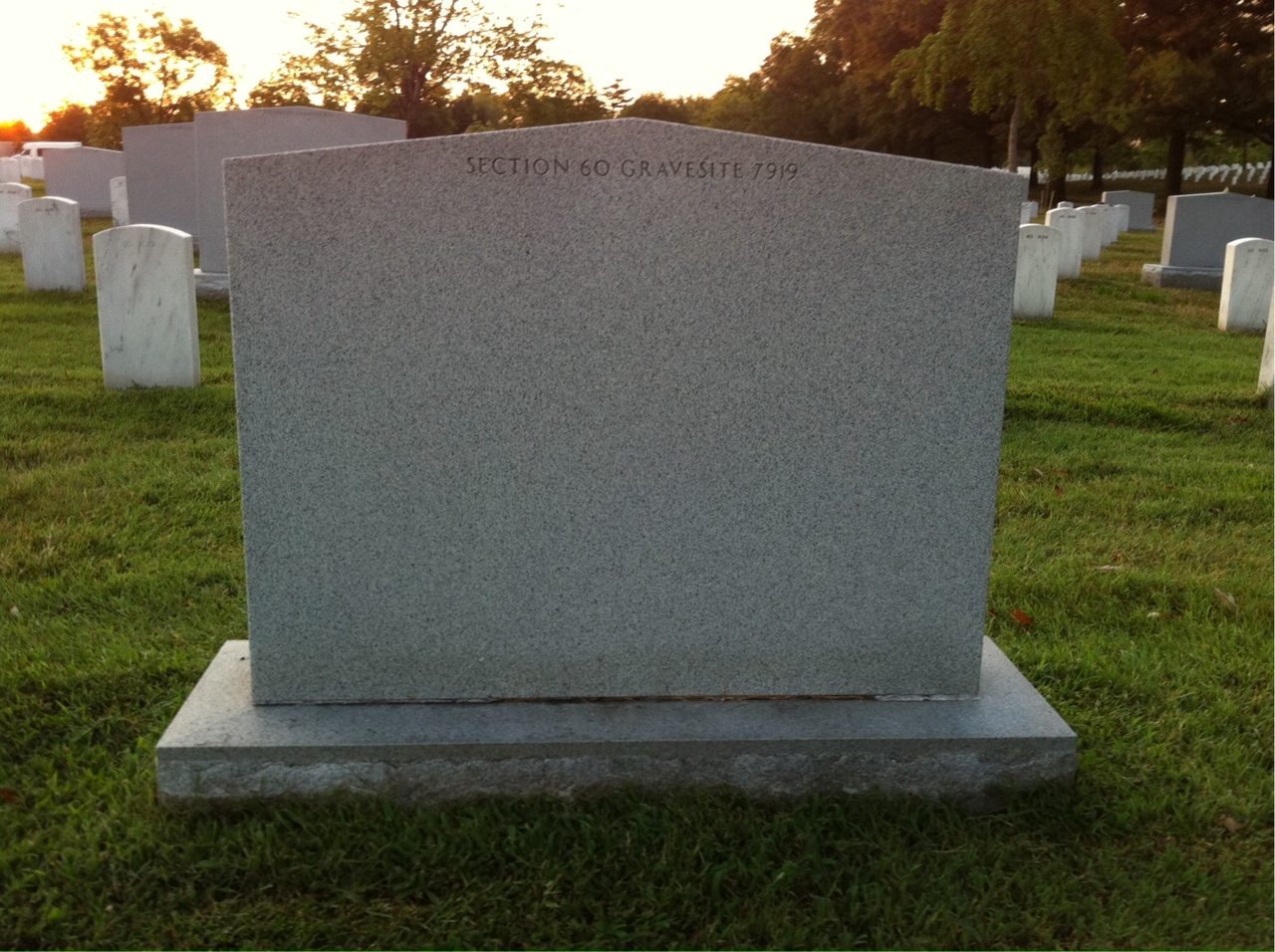 Headstone shared by 2 interments, including Charles Macko