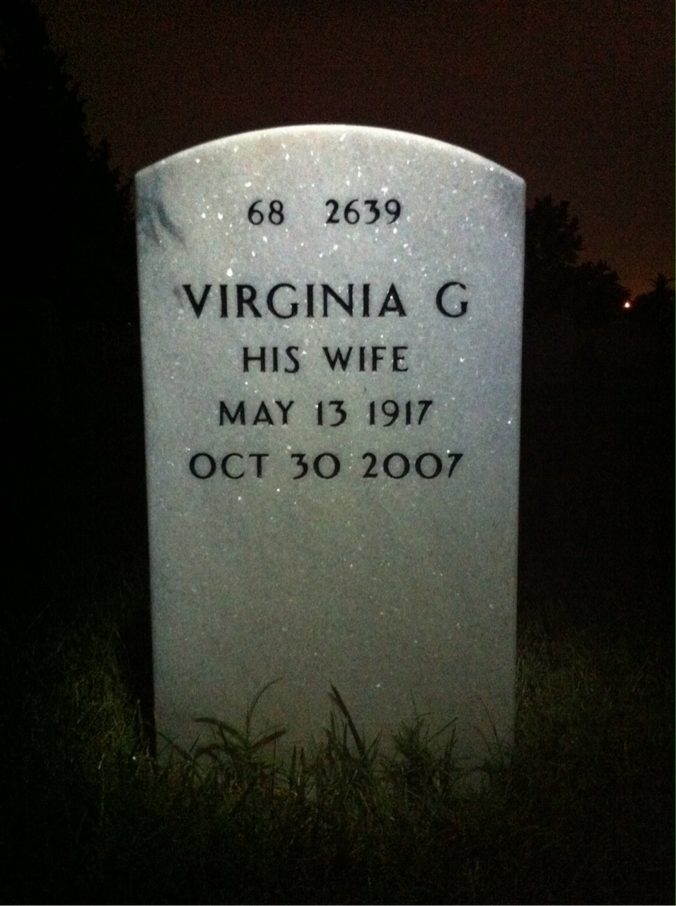 Headstone shared by 2 interments, including Carroll C Maxwell Sr.