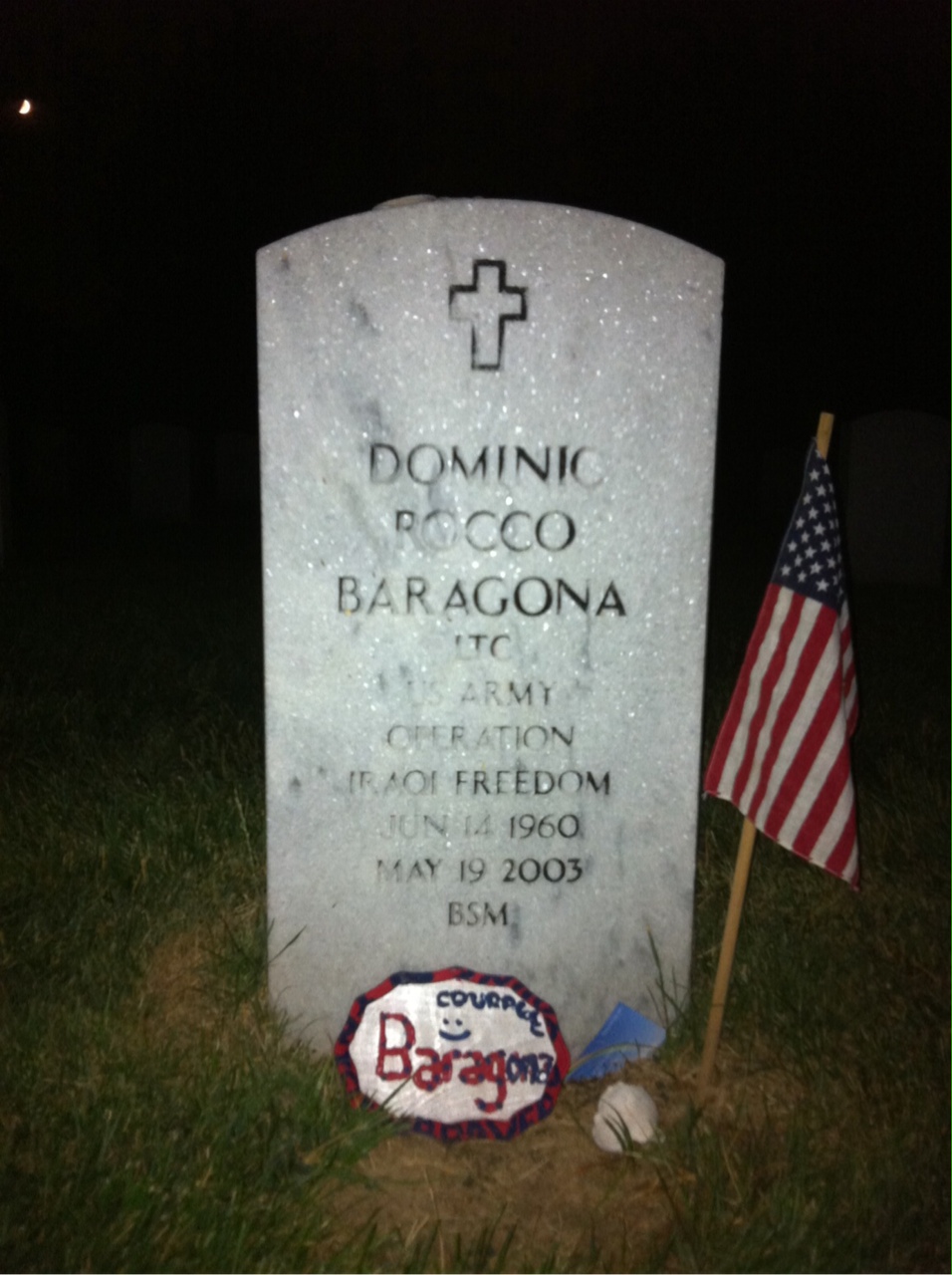 Headstone of Dominic Rocco Baragona