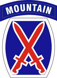 10 Mountain Division - Shoulder Sleeve Insignia