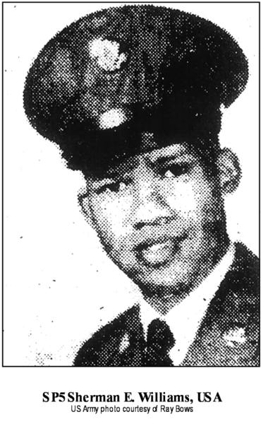 Headstone of Sherman Elliot Williams