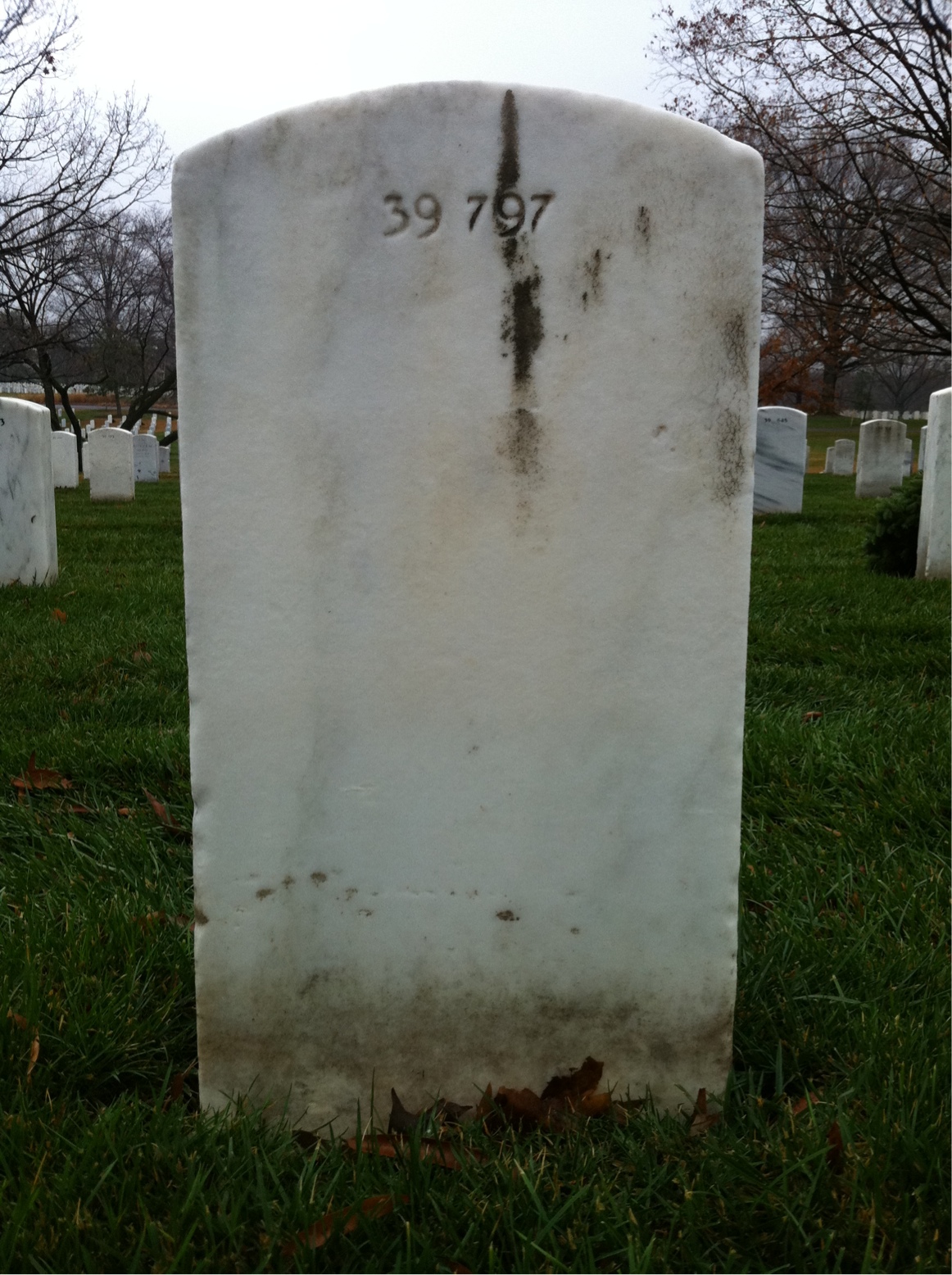 Headstone of John T Hill