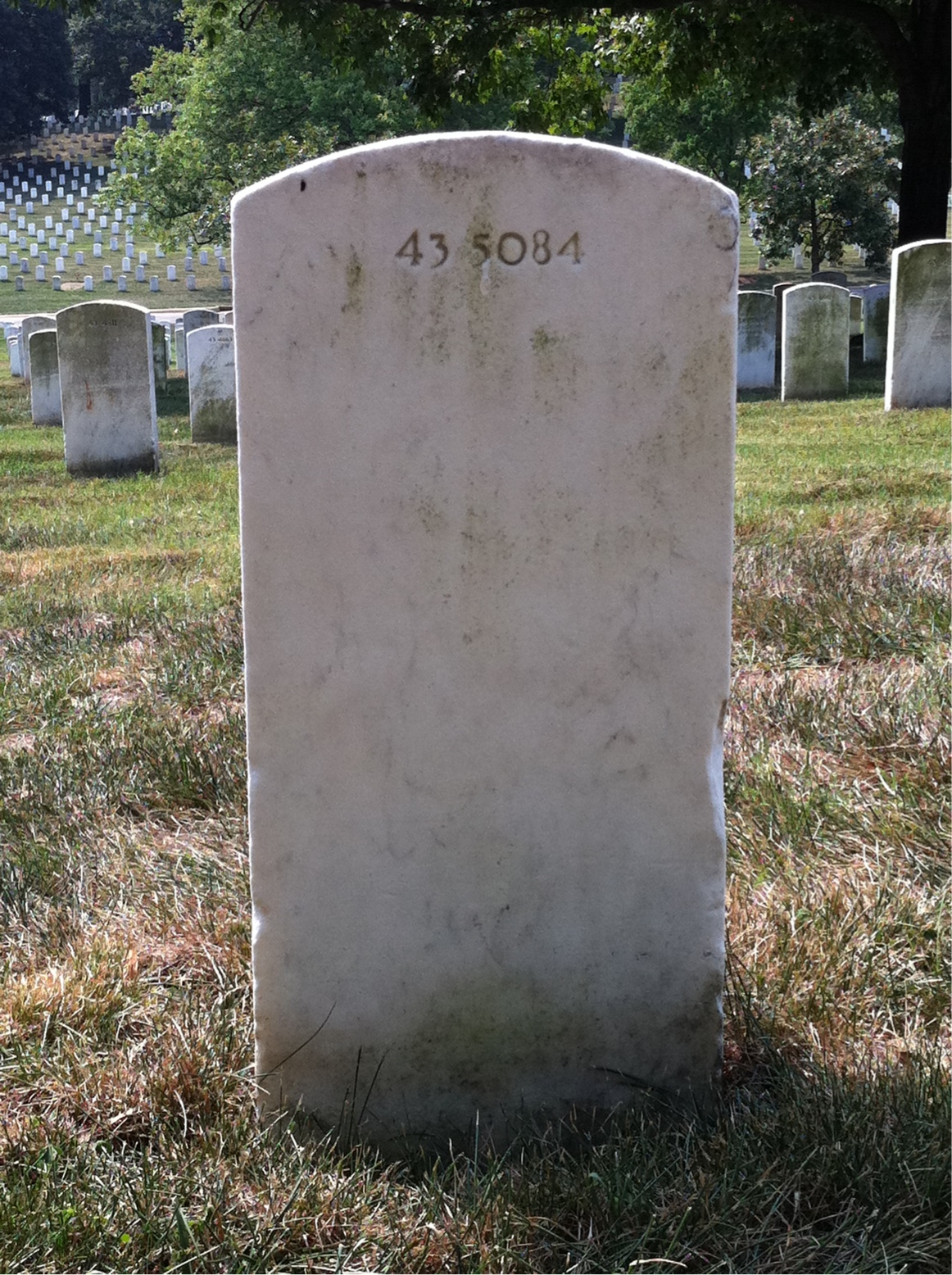 Headstone of William A Ricker