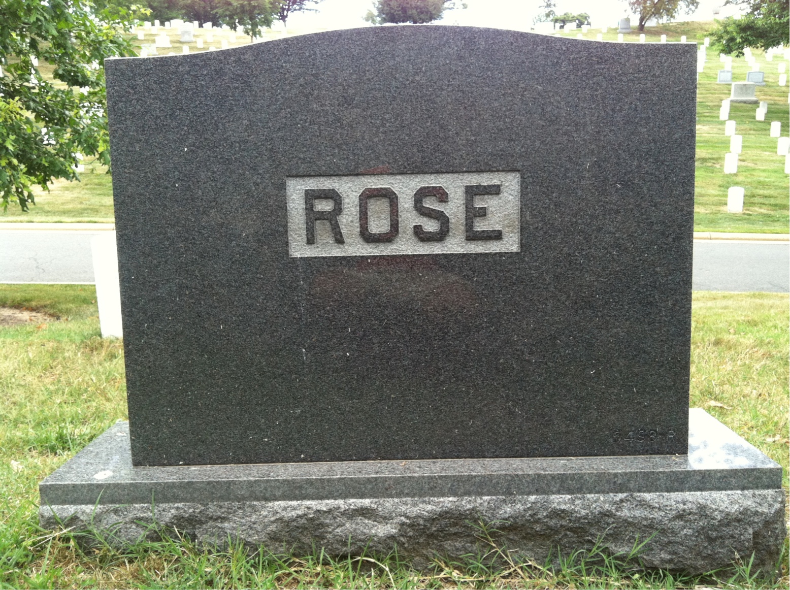 Headstone of Harry Quincy Rose