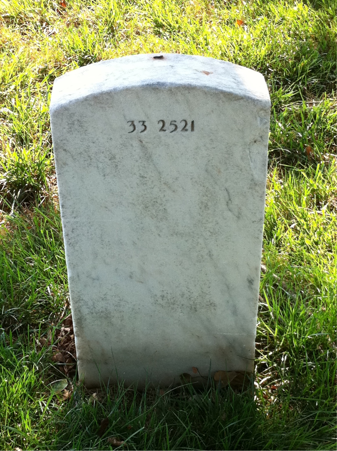 Headstone of Moses Sanders