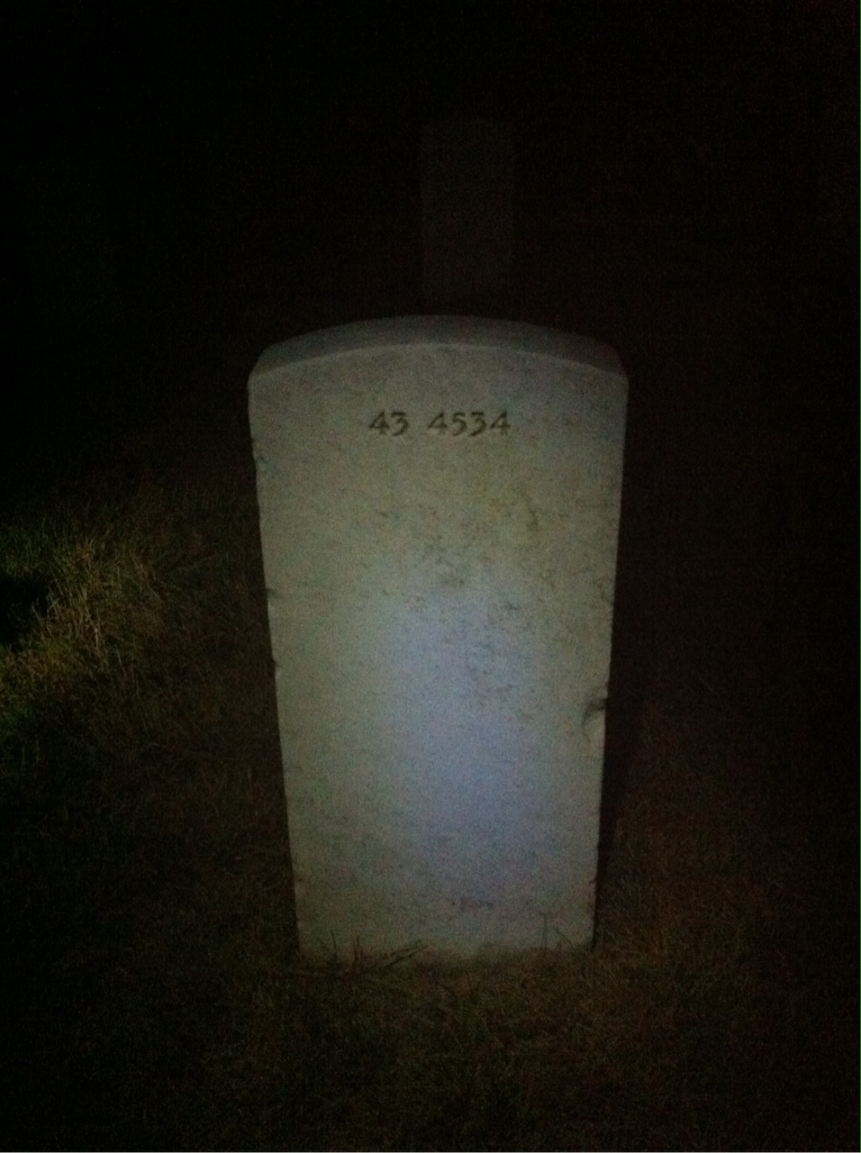 Headstone of Homer H Hamilton