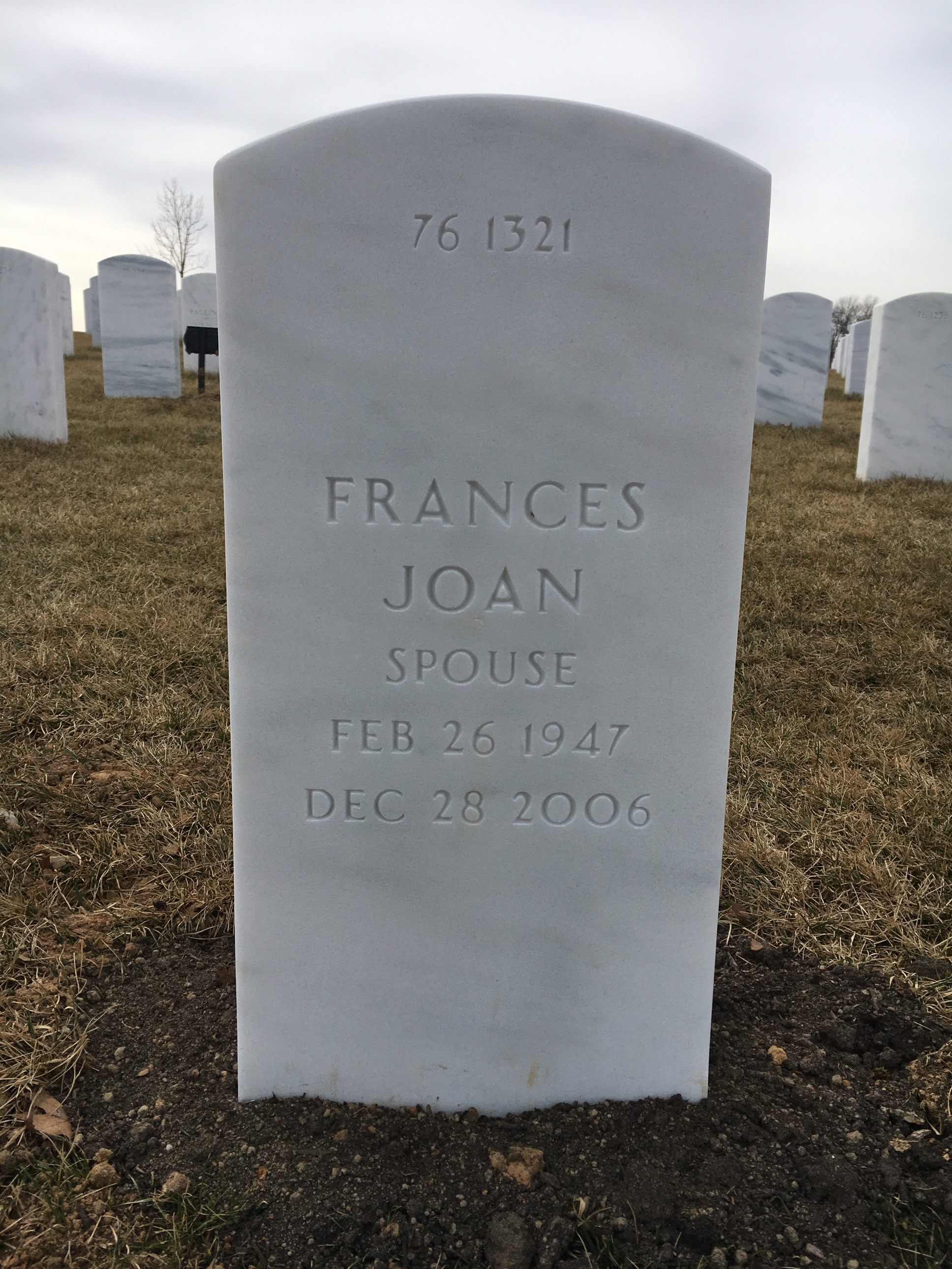 Headstone shared by 2 interments, including James Edward Constant