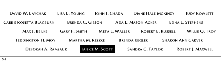 Panel S-1, South Pool, National September 11 Memorial