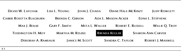 Panel S-1, South Pool, National September 11 Memorial