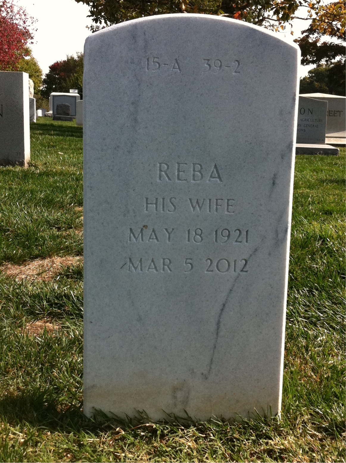 Headstone shared by 2 interments, including Thomas Joseph Naughton