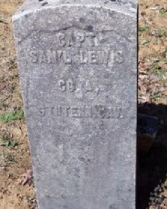 Headstone of Samuel Lewis