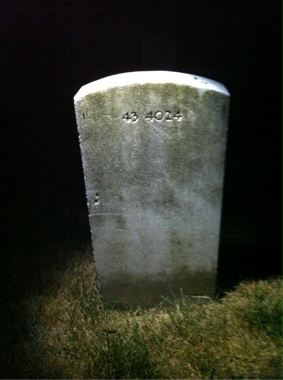 Headstone of Moyer L King