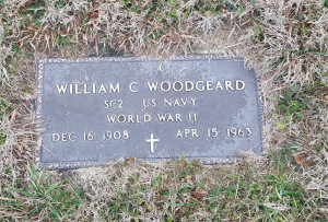 Headstone of William Claude Woodgeard