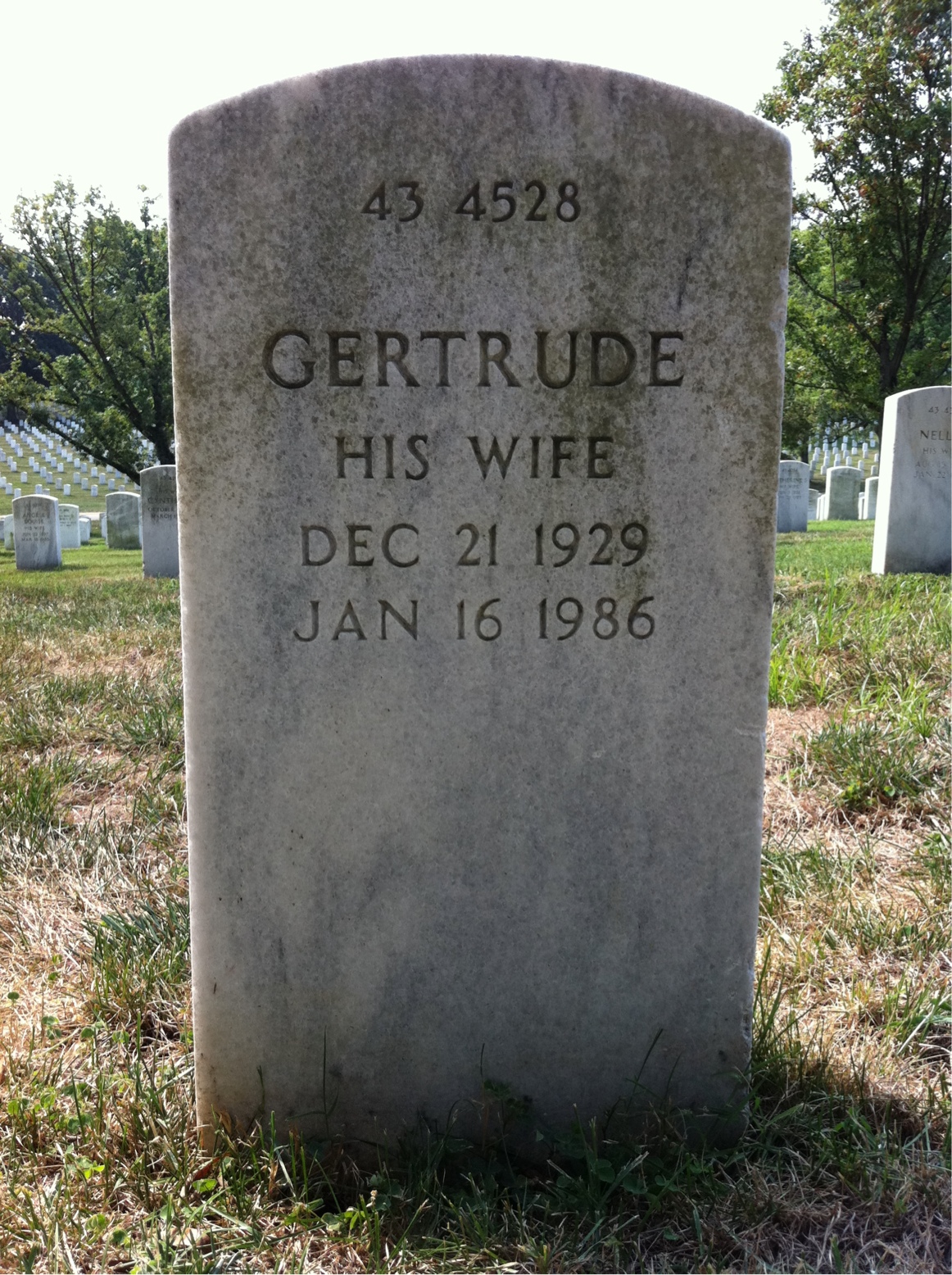 Headstone shared by 2 interments, including Joseph Anthony Ciunys