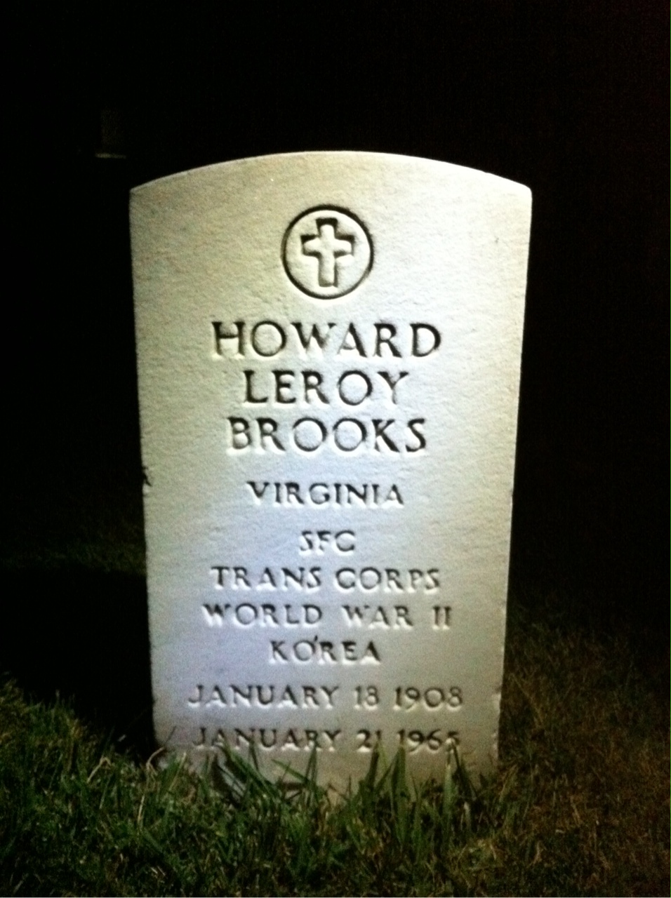 Headstone of Howard Leeroy Brooks
