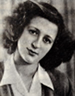 Headstone of Adela Roznes