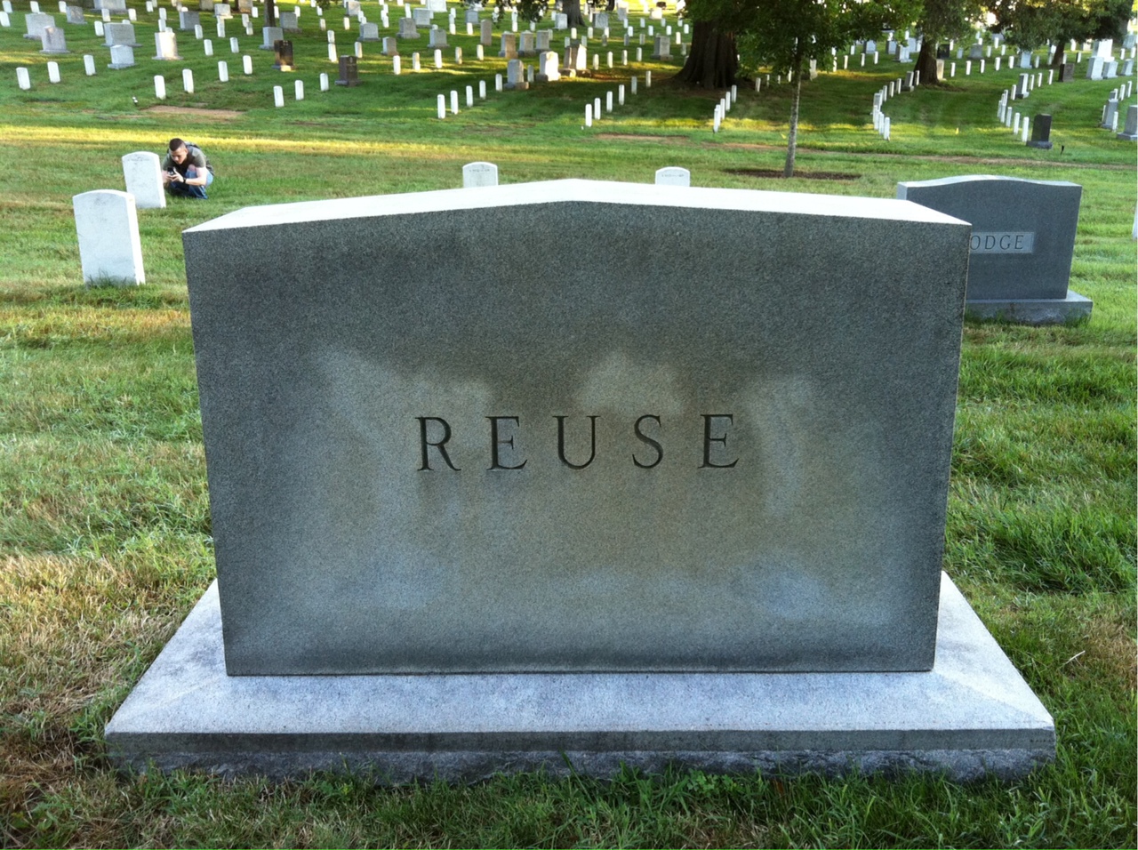 Headstone of Harry J Reuse