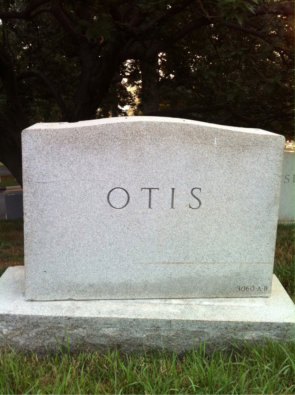 Headstone of Kathryn J Otis
