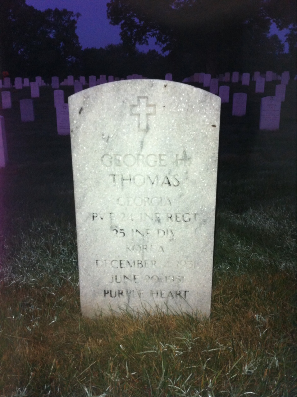 Headstone of George H Thomas